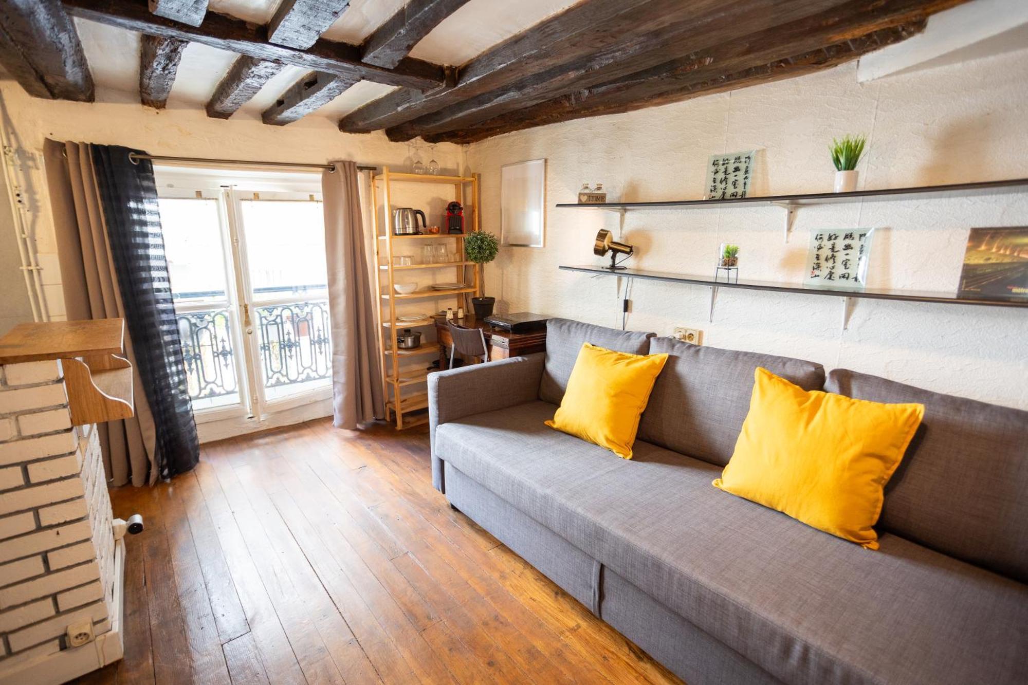 Studio Cosy Romantique En Plein Coeur De Paris Lägenhet Exteriör bild