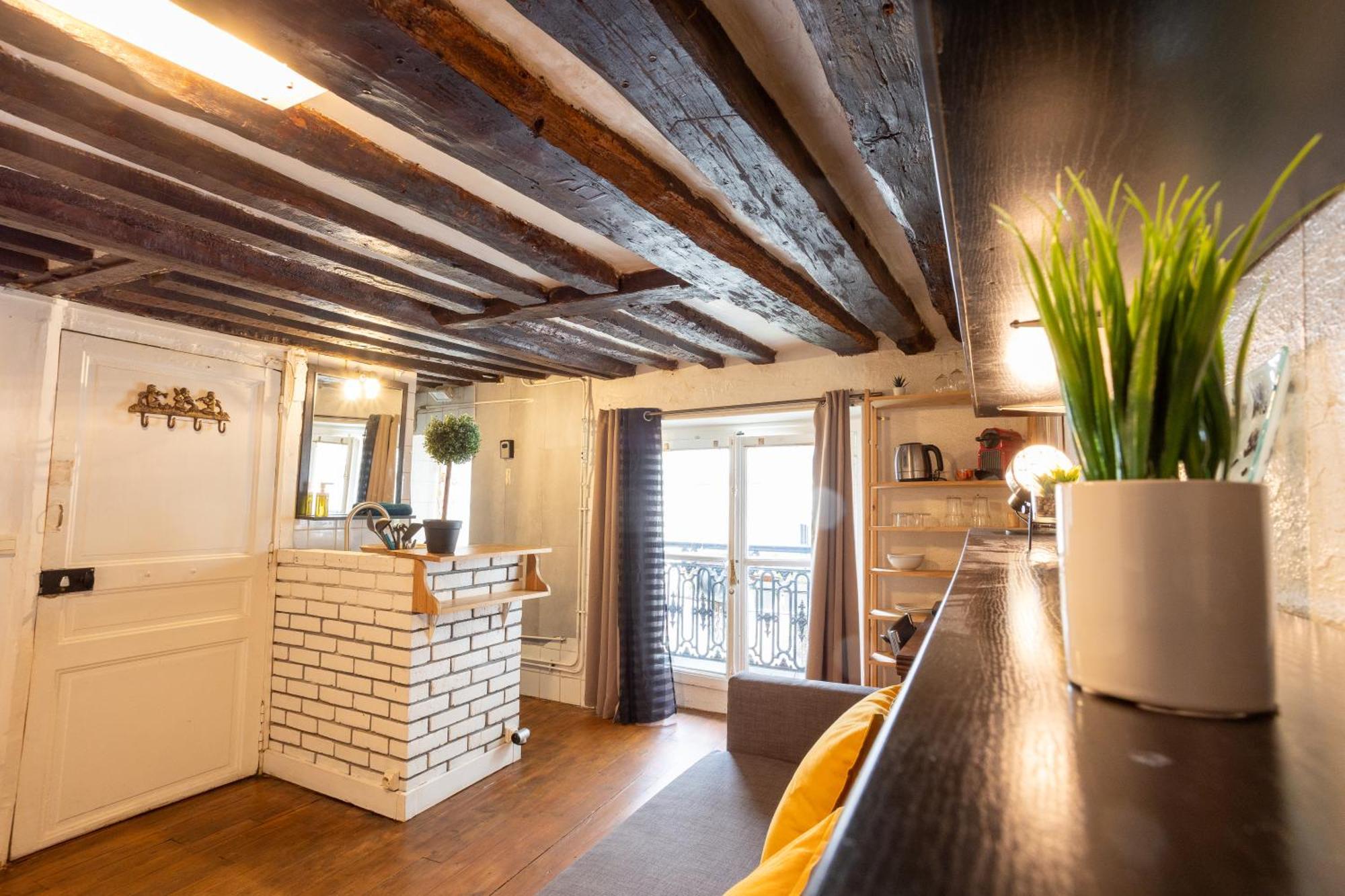 Studio Cosy Romantique En Plein Coeur De Paris Lägenhet Exteriör bild