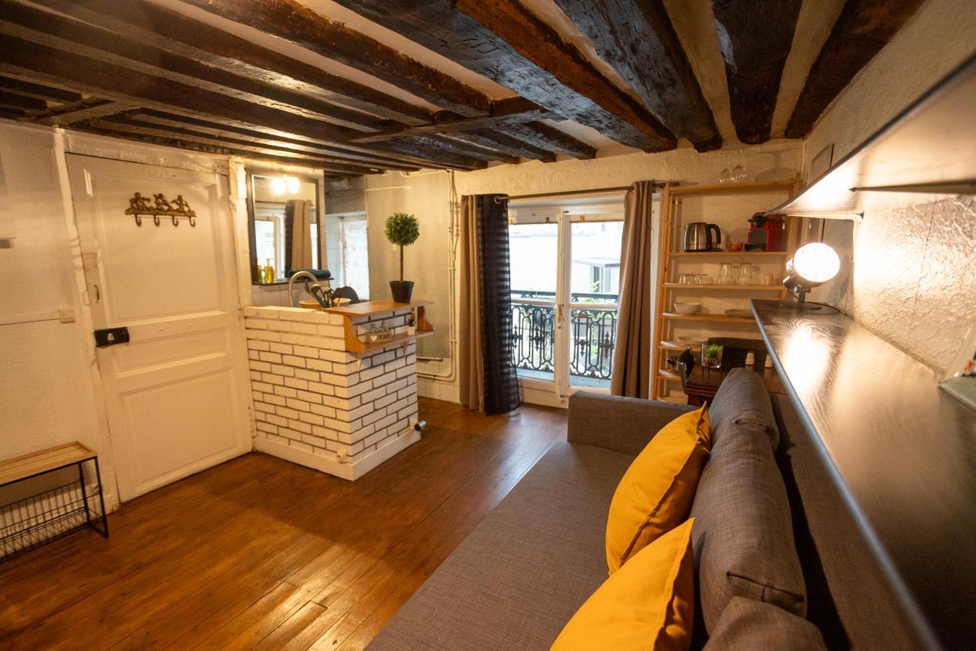 Studio Cosy Romantique En Plein Coeur De Paris Lägenhet Exteriör bild
