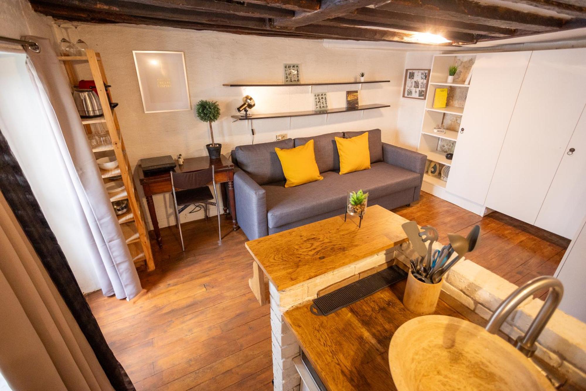 Studio Cosy Romantique En Plein Coeur De Paris Lägenhet Exteriör bild